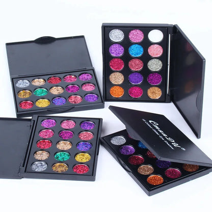 OWOSC 15 Color Glitter Eye Shadow Palette