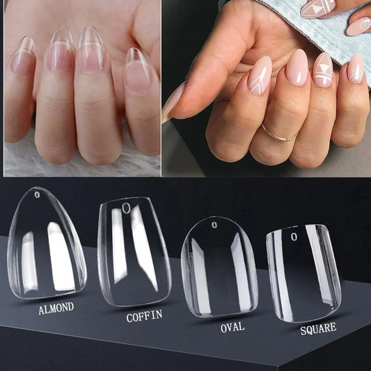 Full Cover Press On Stiletto Nail Tips