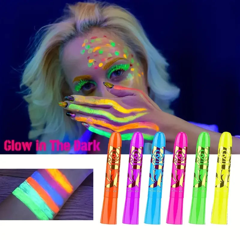 Veronni Glow in the Dark, UV and Black Light Body Make Up