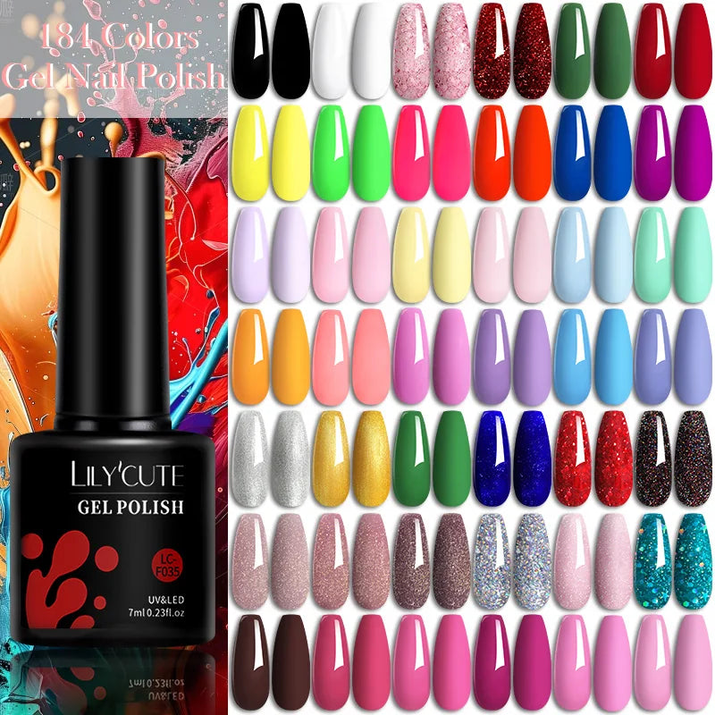 LILYCUTE Colorful Nail Polish