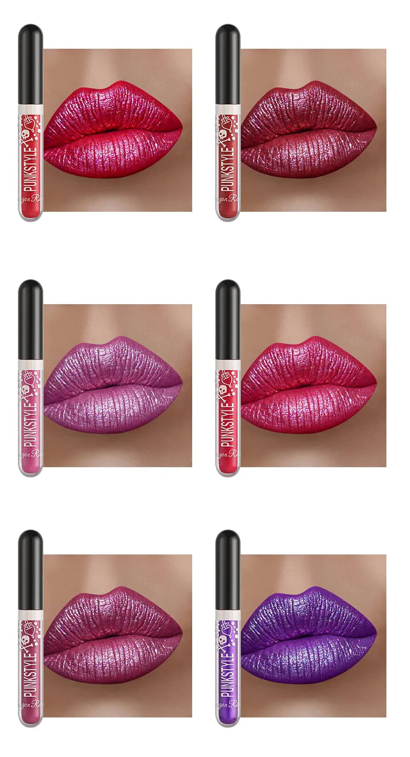 Devils Dream 12 Color Glitter Lip Gloss Set