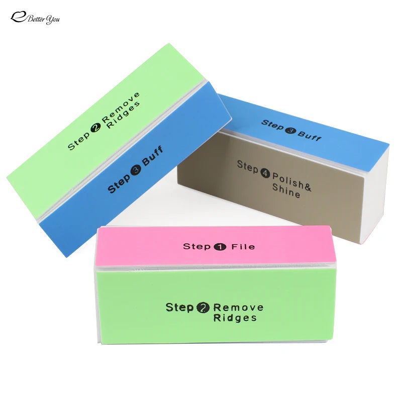 Colorful Sanding Buffing Nail File Block