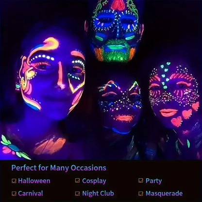 Veronni Glow in the Dark, UV and Black Light Body Make Up